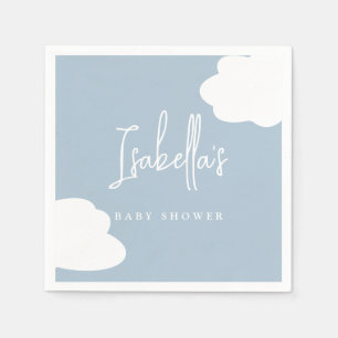 Serviette En Papier Cloud Neuf Baby shower neutre pour les femmes