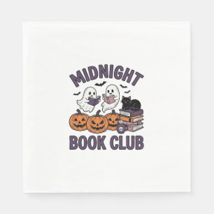 Serviette En Papier Club de lecture de minuit pour la conception de le