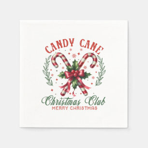Serviette En Papier Club de Noël des cadeaux de Noël de Noël de Noël d