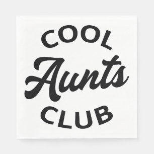 Serviette En Papier Club des Aunts cool I