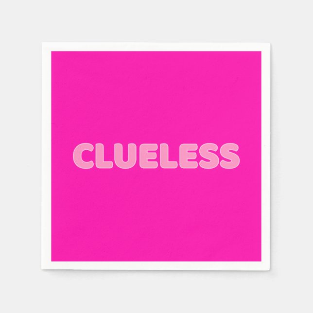 Serviette En Papier Clueless I (Devant)