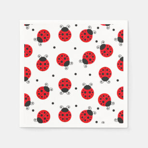 Serviette En Papier Coccinelle en Papier