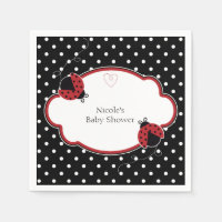 Coccinelle Fête Noir Blanc & Rouge à pois