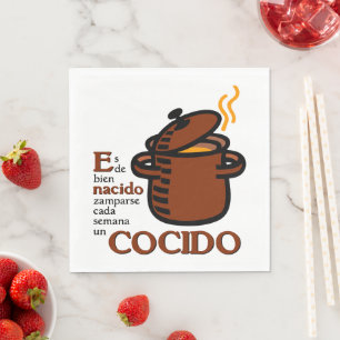 Serviette En Papier Cocido
