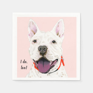 Serviette En Papier Cocktail de chien personnalisé Napkin