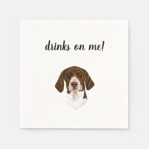 Serviette En Papier Cocktail de chien serviettes