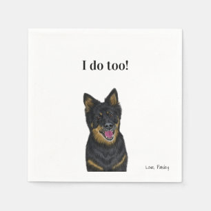 Serviette En Papier Cocktail de chien serviettes