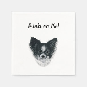 Serviette En Papier Cocktail de chien serviettes