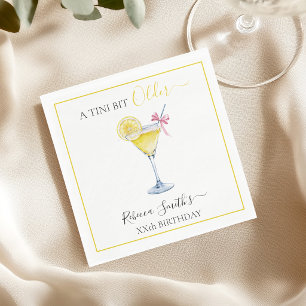 Serviette En Papier Cocktail de citron Coquette Un peu plus âgé pour u