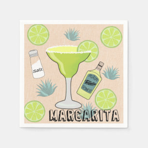 Serviette En Papier Cocktail de margarita