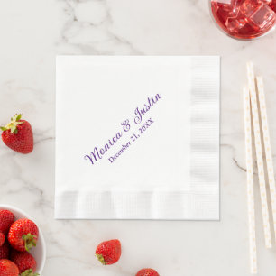 Serviette En Papier Cocktail de réception de mariage