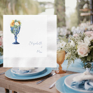 Serviette En Papier Cocktail en Mariage toscan