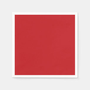 Serviette En Papier Cocktail générique Simple Rouge