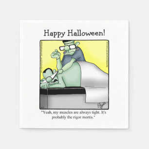 Serviette En Papier Cocktail Humour Halloween serviettes