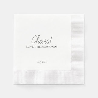 Serviette En Papier Cocktail mariage Napkin