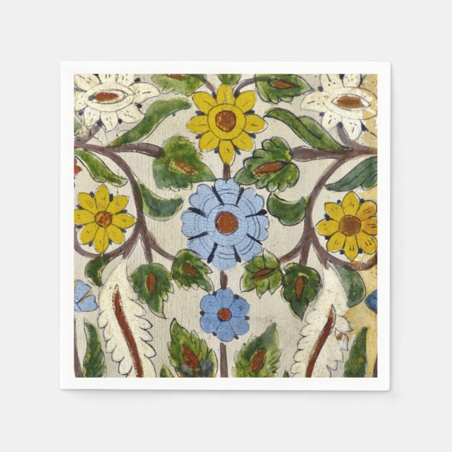 Serviette En Papier Cocktail marocain en mosaïque serviettes (Devant)