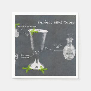 Serviette En Papier Cocktail Mint Julep