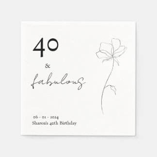 Serviette En Papier Cocktail Napkin | Customizable Event