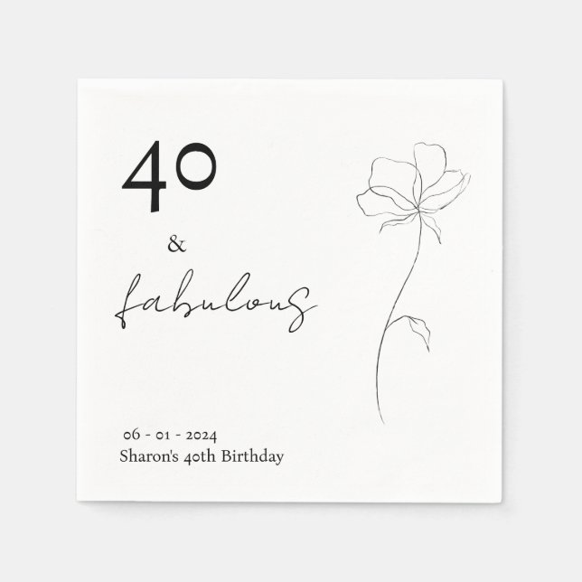 Serviette En Papier Cocktail Napkin | Customizable Event (Devant)