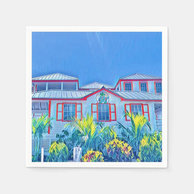 Serviette En Papier Cocktail Napkin - Hope Town Primary School - 2021 (Devant)