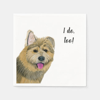 Serviette En Papier Cocktail personnalisé chien Napkin