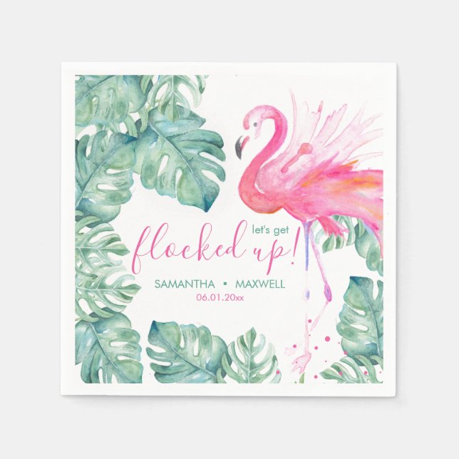 Serviette En Papier Cocktail Se Faire Plumer (Devant)