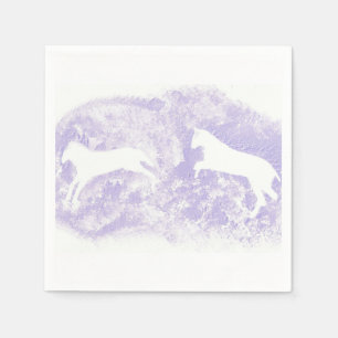 Serviette En Papier Cocktail serviettes avec conception de cheval