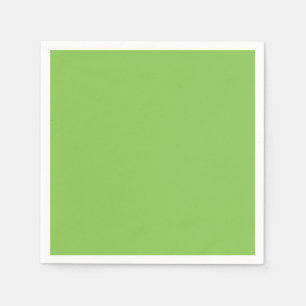 Serviette En Papier Cocktail Simple Vert Citron