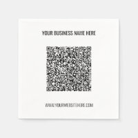 Code QR et texte personnalisé professionnel person