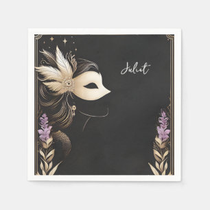 Serviette En Papier Code vestimentaire Prom Masquerade Ball Fête des m