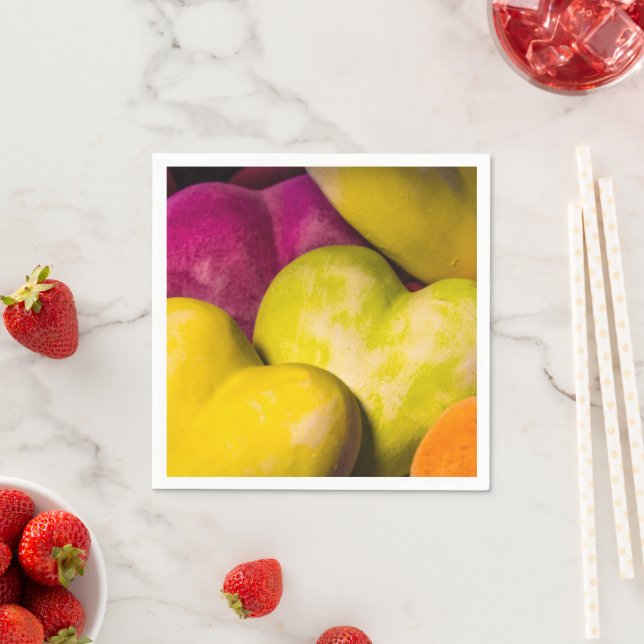 Serviette En Papier Coeur, coeur doux... (En situation)