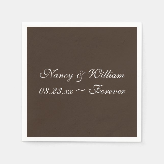 Serviette En Papier Coffee Bean Meilleure Conception de couleur servie (Devant)