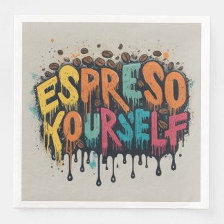 Serviette En Papier Coffee Conversation serviettes