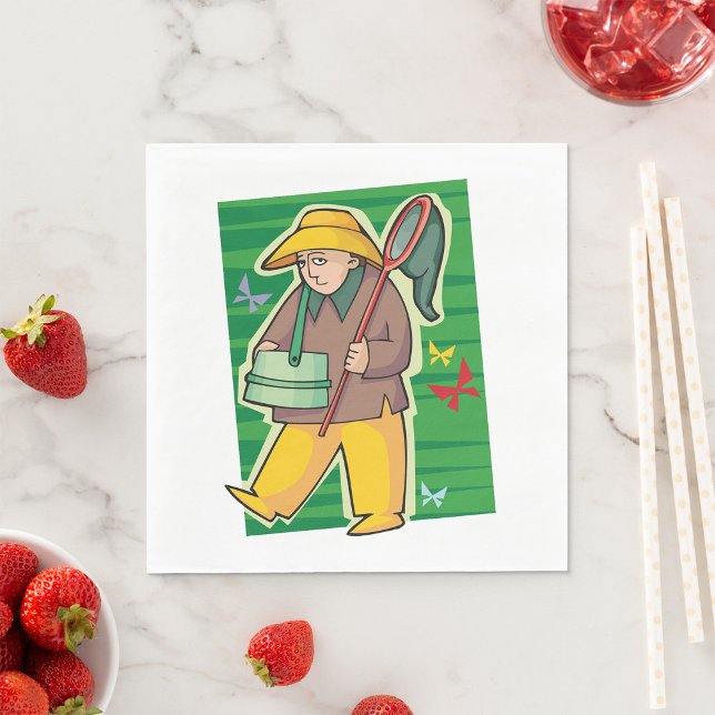 Serviette En Papier Collecteur papillon (Créateur téléchargé)