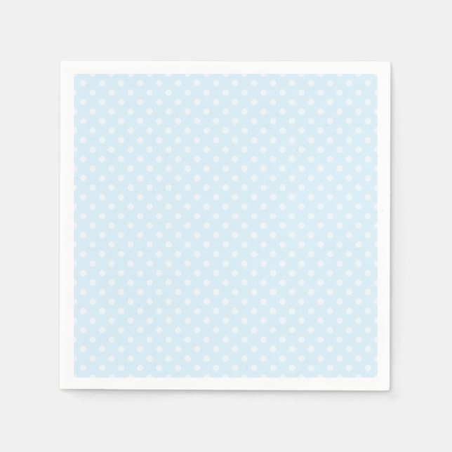 Serviette En Papier Collection Coeur d'ours - Bleu (Devant)