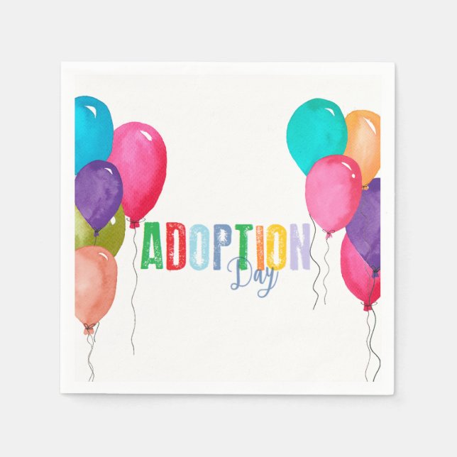 Serviette En Papier Collection de parties d'adoption (Devant)