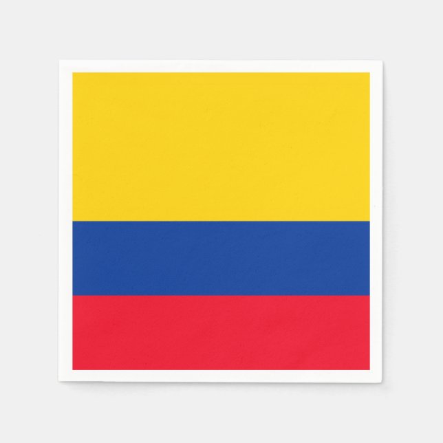Serviette En Papier Colombie (Devant)