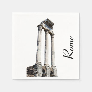 Serviette En Papier Colonnes de pierre anciennes