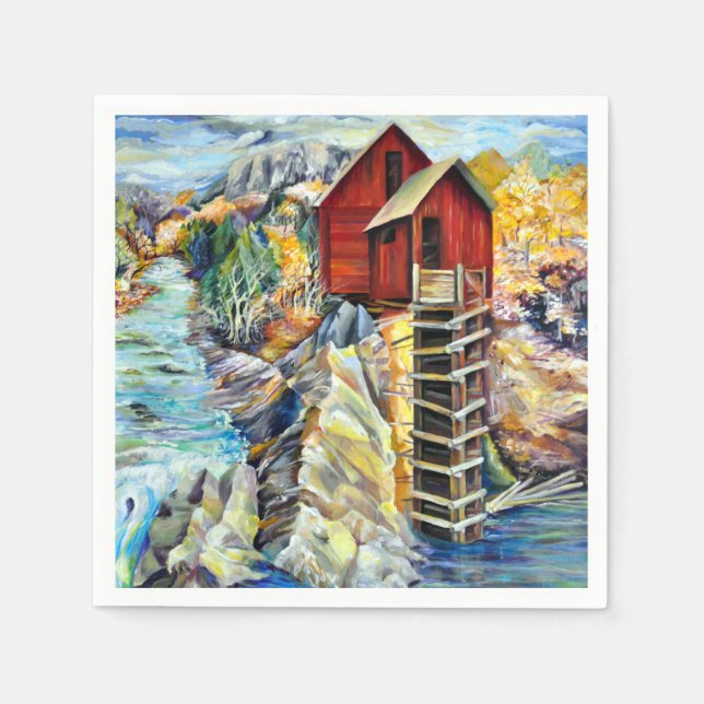 Serviette En Papier Colorado (Devant)