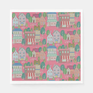Serviette en papier colorée pour fête — Sorbet fra
