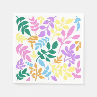 Serviette En Papier Colorful foliage