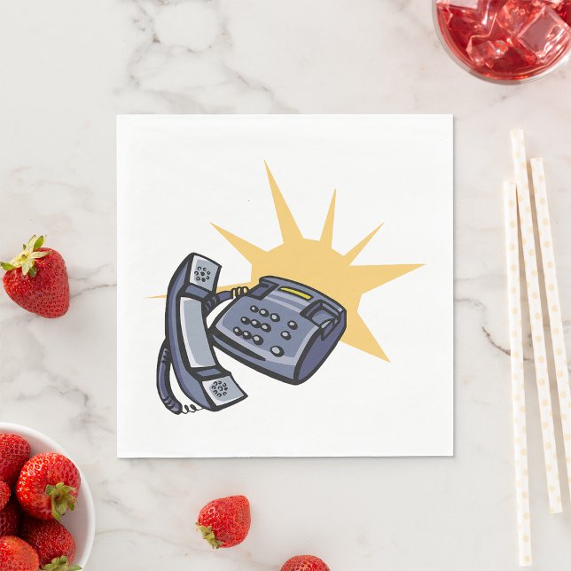 Serviette En Papier Communications téléphoniques (Créateur téléchargé)