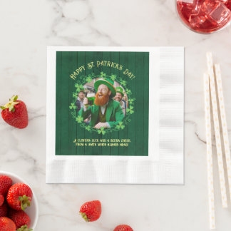 Serviette En Papier Compagnie de la bière et du trèfle