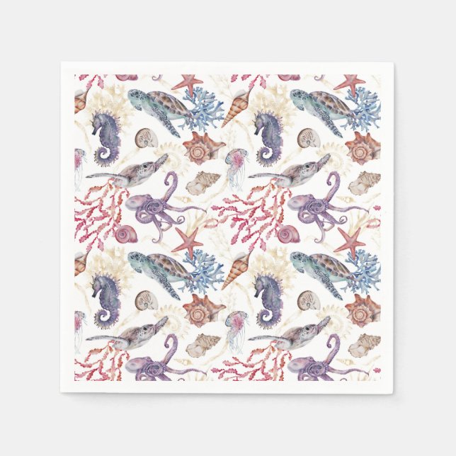 Serviette En Papier Composition de l'eau souterraine Conception 1 (Devant)