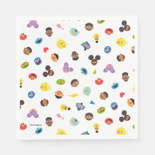 Serviette En Papier Comprendre le Motif des faces