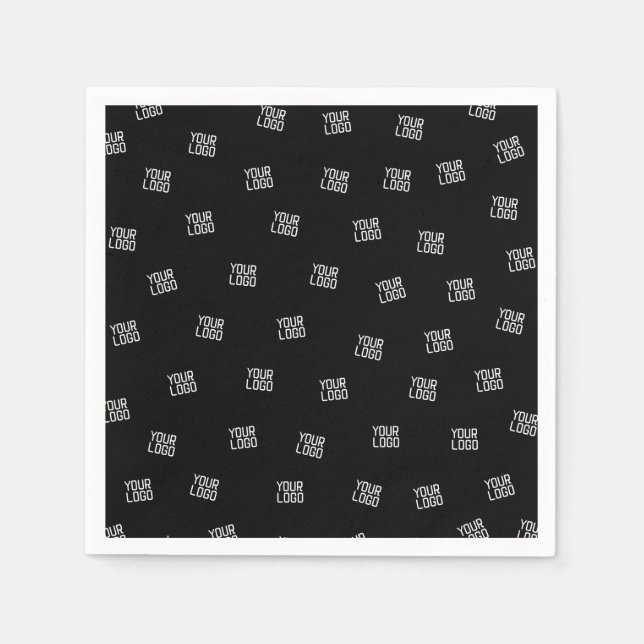 Serviette En Papier Conception aléatoire, logo ou image d'entreprise (Devant)