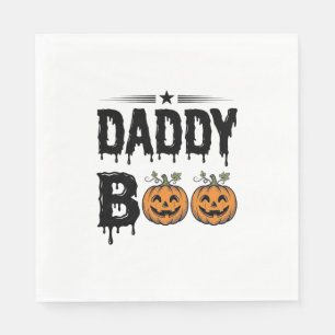 Serviette En Papier Conception de chemise de pumpkin Halloween vintage