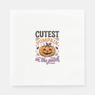 Serviette En Papier Conception de chemise Halloween Citrouille la plus