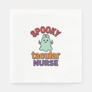 Serviette En Papier Conception de chemise vectorielle vintage Hallowee