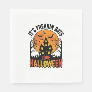 Serviette En Papier Conception de chemise Vintage Freakin Bats Love Ha